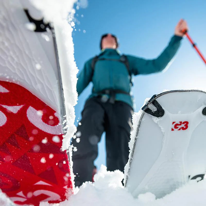Alpinist+ Universal Climbing Skins 130mm - Lightweight & Durable Backcountry Ski Skins for All-Mountain Terrain - Perfect for Ski Touring, Mountaineering & Backcountry Adventures
