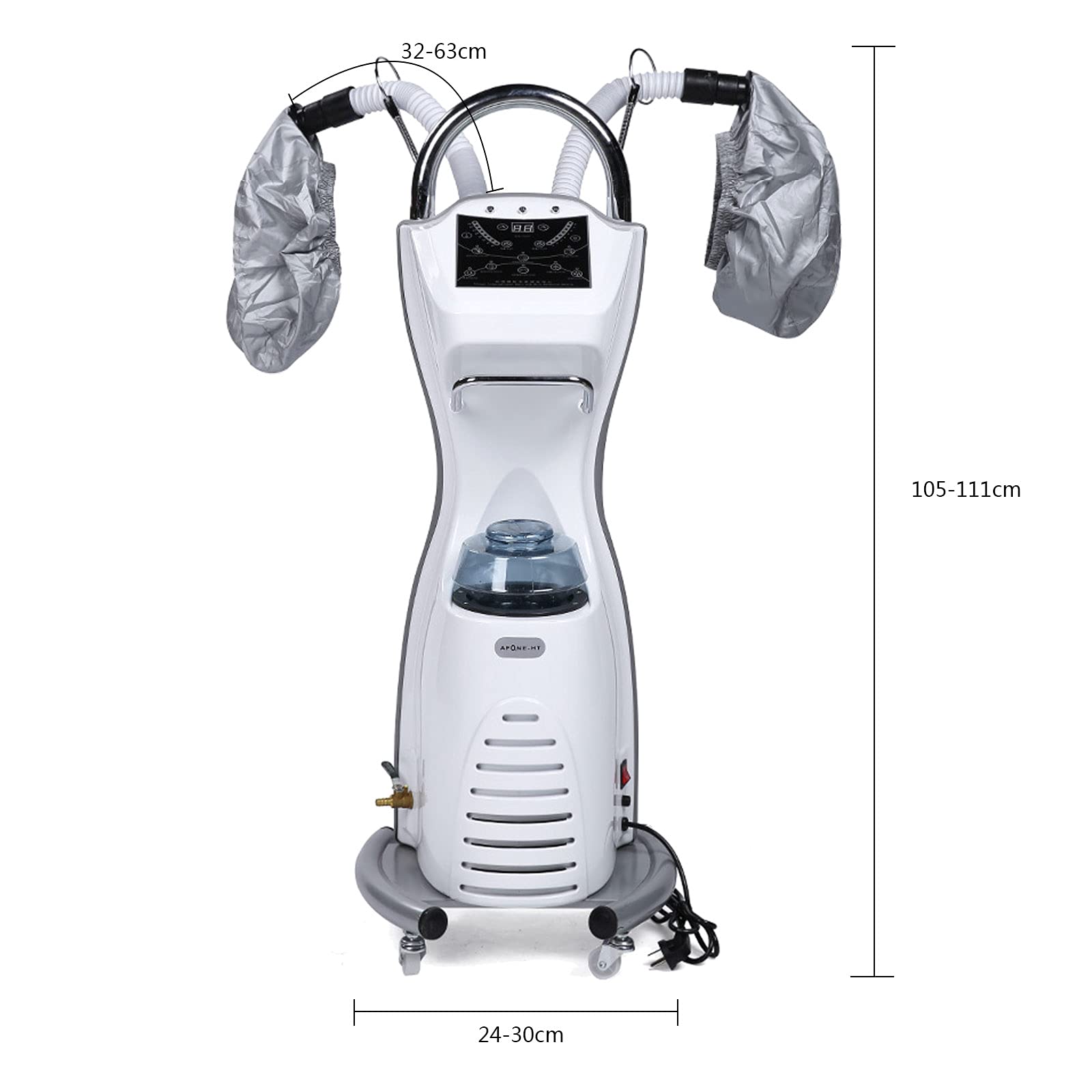 Professional 7-in-1 Mobile Hair Steamer Stand with Anion Technology - Hair Color Processor, Oil Treatment Machine for Salon & Home Use - Perfect for Hair Dyeing, Perming, Deep Conditioning & SPA Treatments