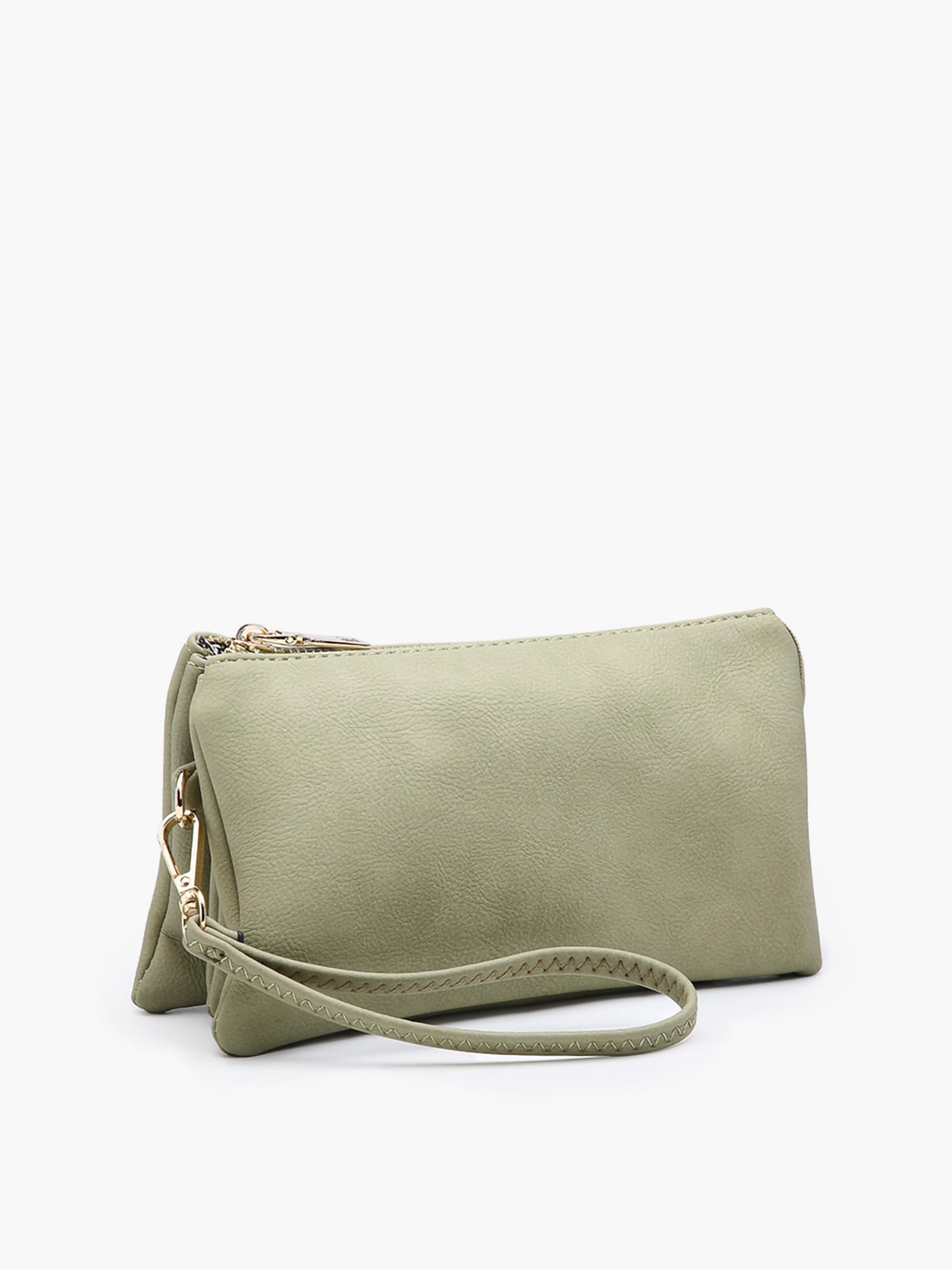 JEN & CO. Riley Small Vegan Leather Crossbody Bag for Women - Stylish Wristlet Wallet & Clutch Purse - Perfect for Everyday Use, Parties, and Travel