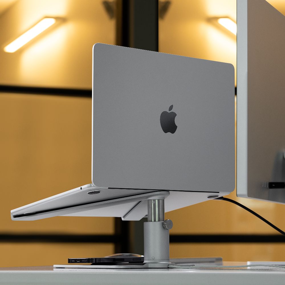 Twelve South HiRise Pro Adjustable Laptop Stand for MacBook & Notebooks - Ergonomic Desktop Riser for Home Office & Workspace Setup