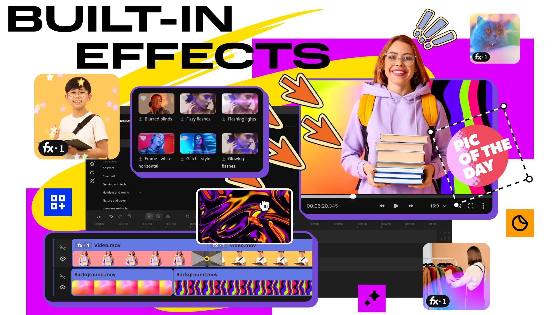 Movavi Slideshow Maker 2025 Business Edition - Professional Slideshow Software for Windows PC Download - Create Stunning Presentations for Business, Marketing & Social Media