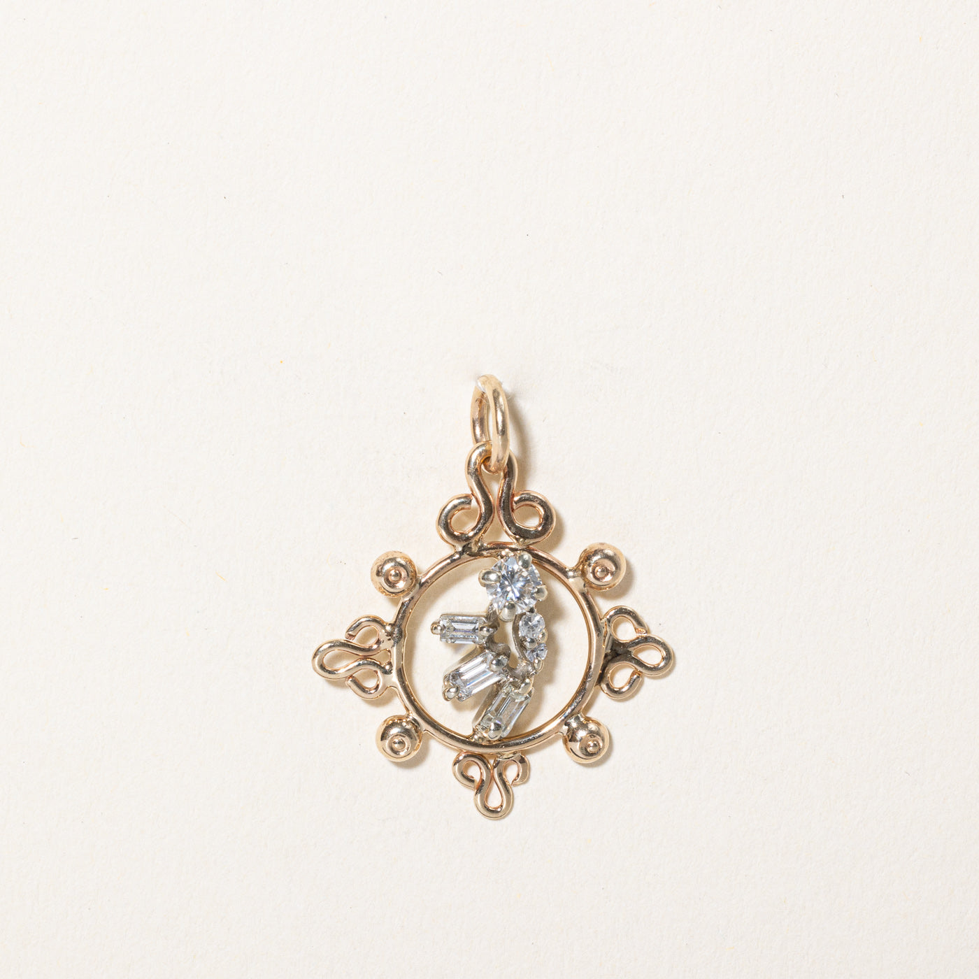 0.39ctw Diamond Ornate Design Pendant Necklace - Elegant Jewelry Gift for Women, Perfect for Weddings, Anniversaries & Special Occasions