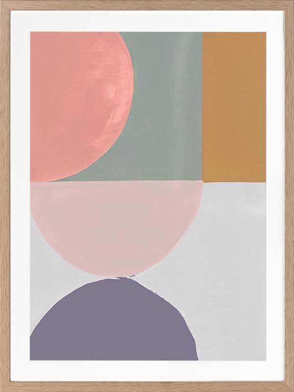 Modern Concrete Walls Framed Art Print - Minimalist Home & Office Decor for Living Room, Bedroom, or Workspace