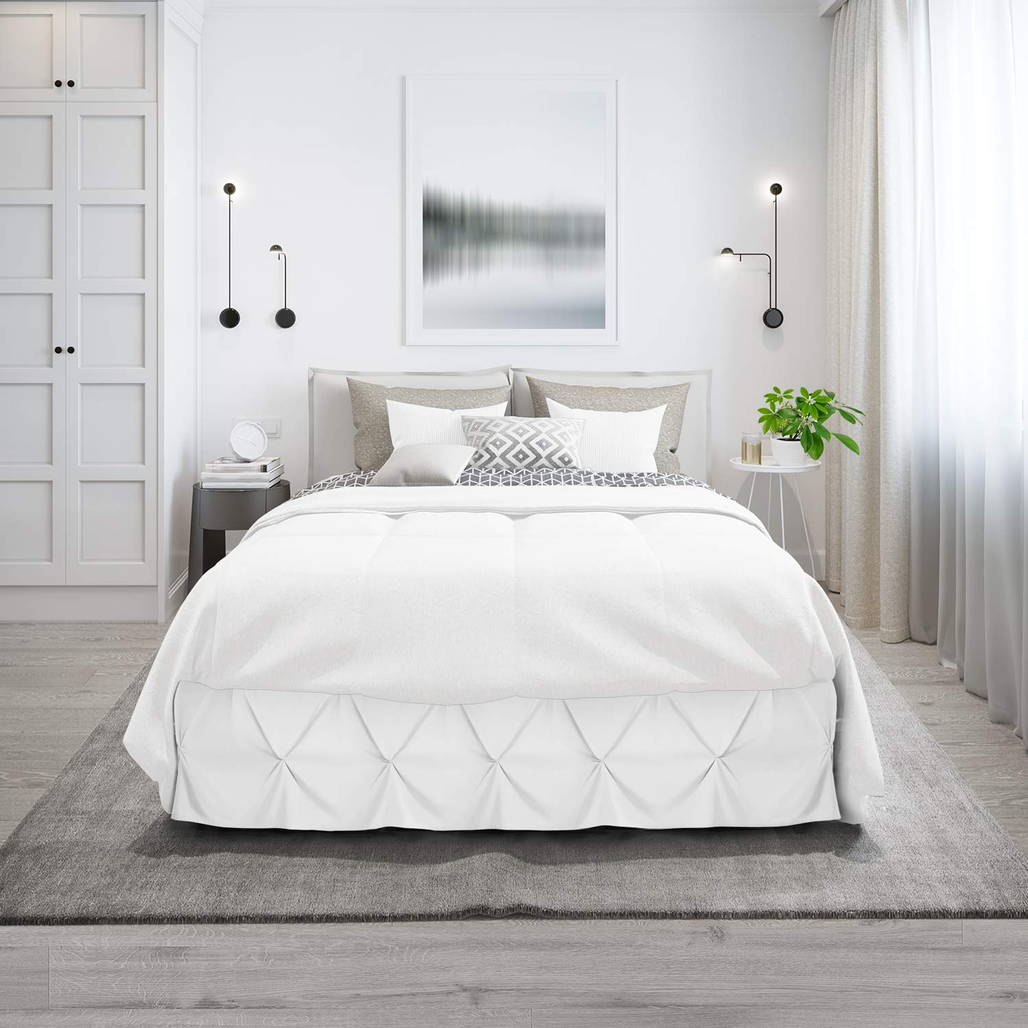 Premium Microfiber King Size Bed Skirt - 14