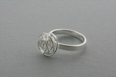 Elegant Knot Top Ring - Sterling Silver or Gold Plated Stackable Band for Women - Perfect for Everyday Wear, Gifts & Special Occasions