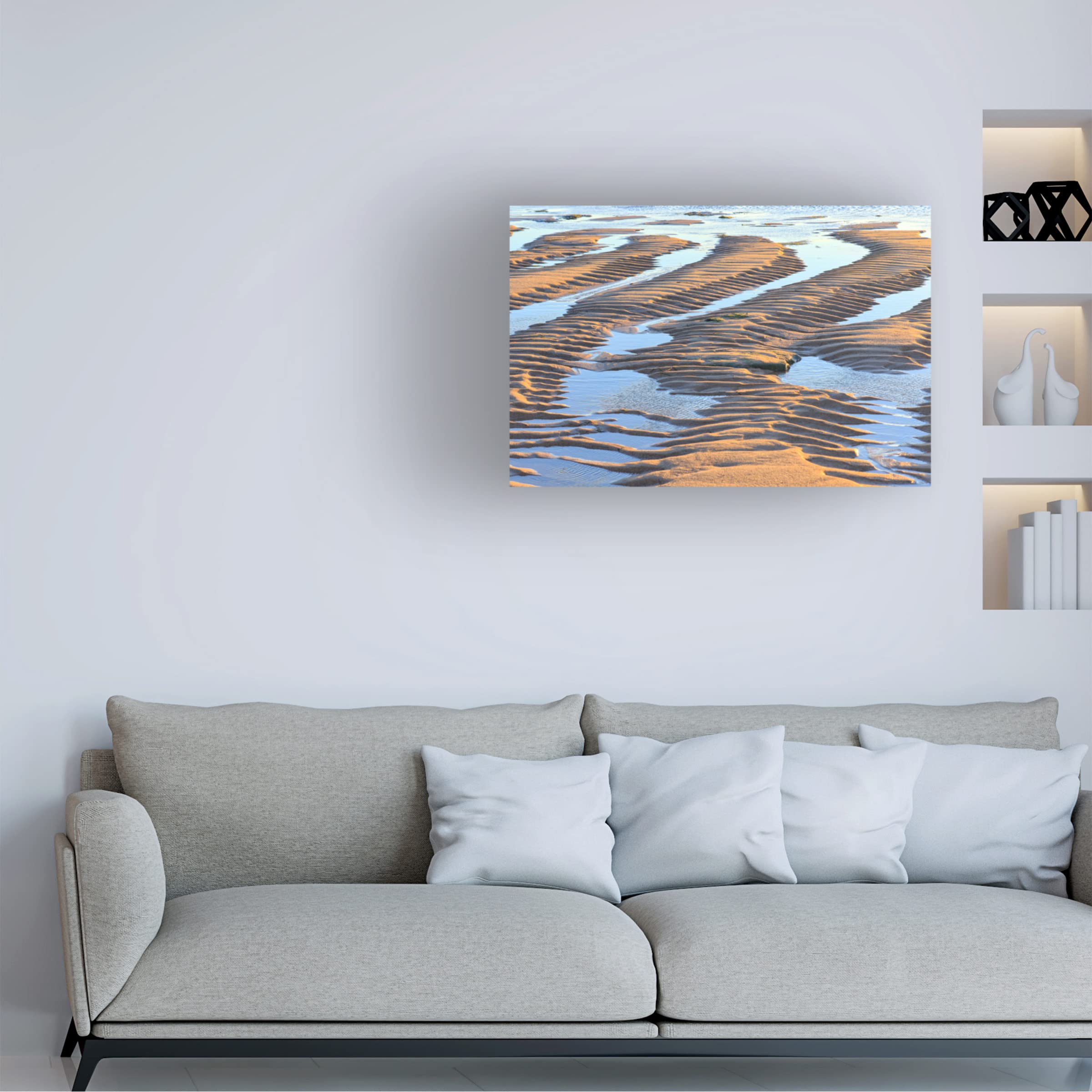 Trademark Fine Art 'Beach Art' Canvas Print by Beata Czyzowska Young - Coastal Wall Decor for Living Room, Bedroom & Office