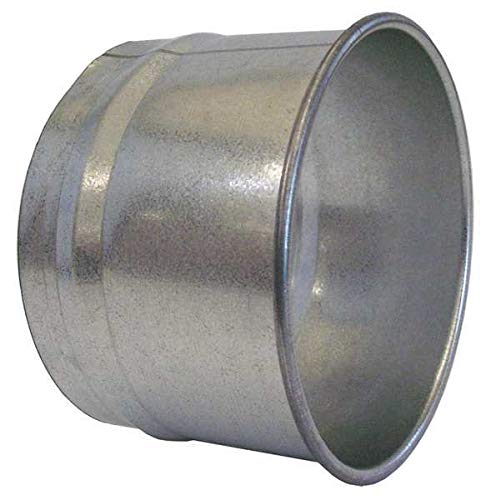 6 Inch Duct Hose Adapter - Heavy Duty HVAC & Industrial Pipe Connector for Air Ventilation, Dust Collection & Exhaust Systems