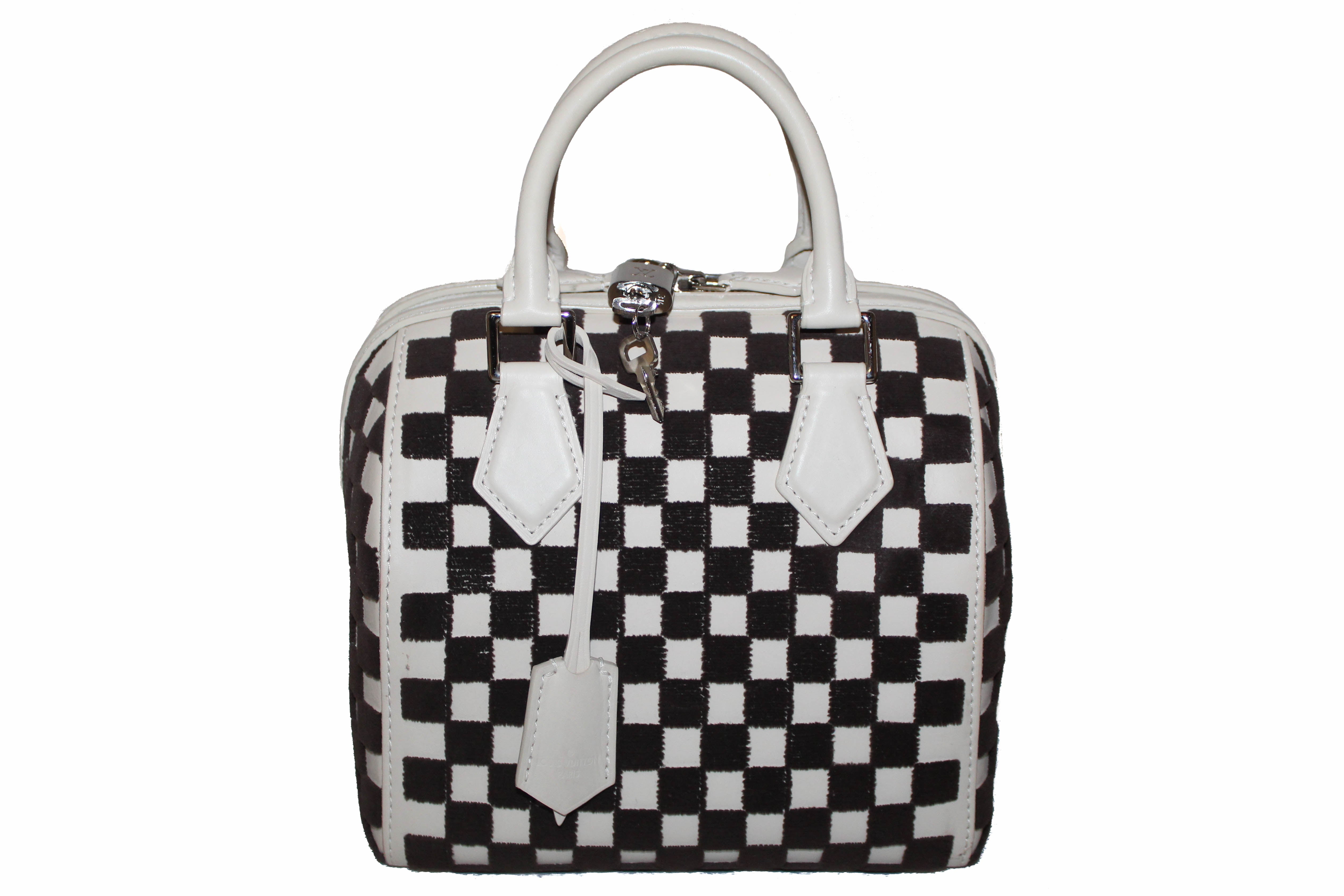 Authentic Louis Vuitton Limited Edition Cube Speedy 25 Handbag for Women - Luxury Designer Shoulder Bag & Crossbody Purse - Perfect for Work, Travel & Special Occasions