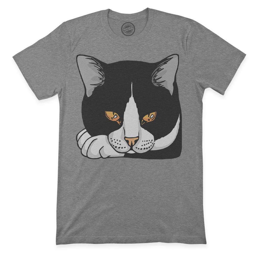 Funny Tuxedo Cat Graphic Tee - Premium Novelty Pet Shirt for Casual Wear
