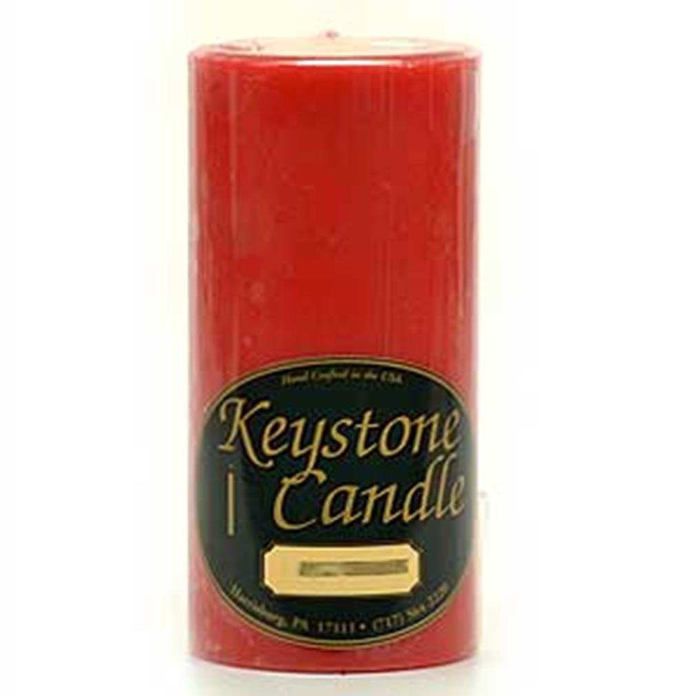 3 x 6 Inch Apple Cinnamon Scented Pillar Candles - Long-Lasting Fragrance for Home Decor, Romantic Dinners & Holiday Centerpieces
