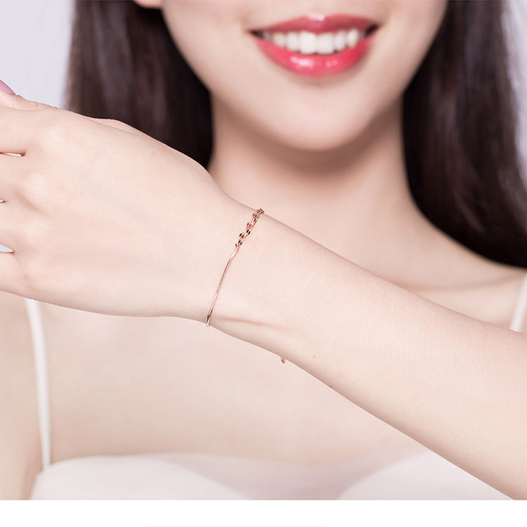 Sterling Silver Bracelet for Women - Elegant European & American Style Jewelry - Perfect for Gifts, Parties & Everyday Wear