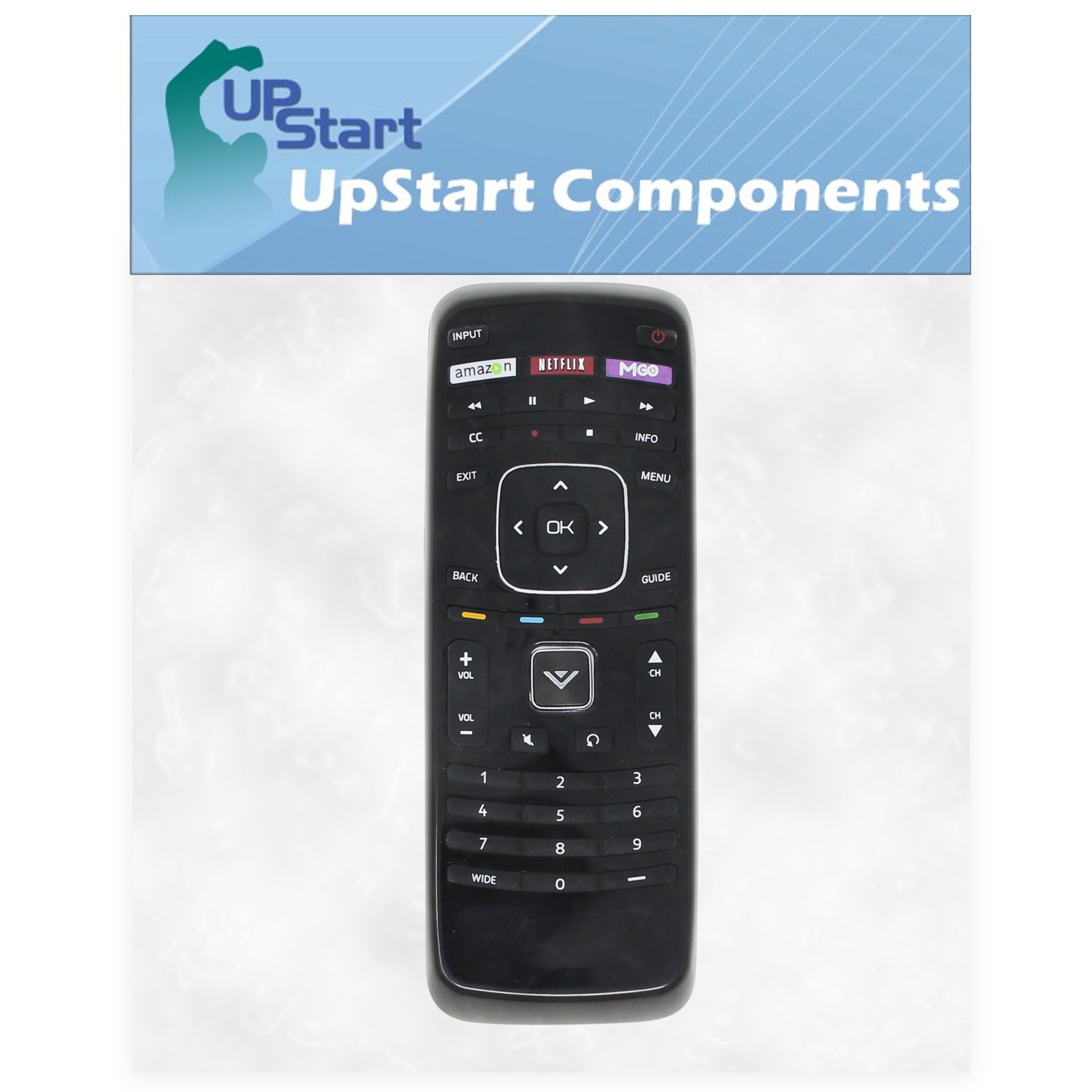 2-Pack Replacement E5001B1 Smart TV Remote Control for VIZIO TV - Compatible with XRT112 VIZIO TV Remote Control | Universal Remote for VIZIO Smart TVs | Perfect for Living Room, Bedroom & Home Theater Setup