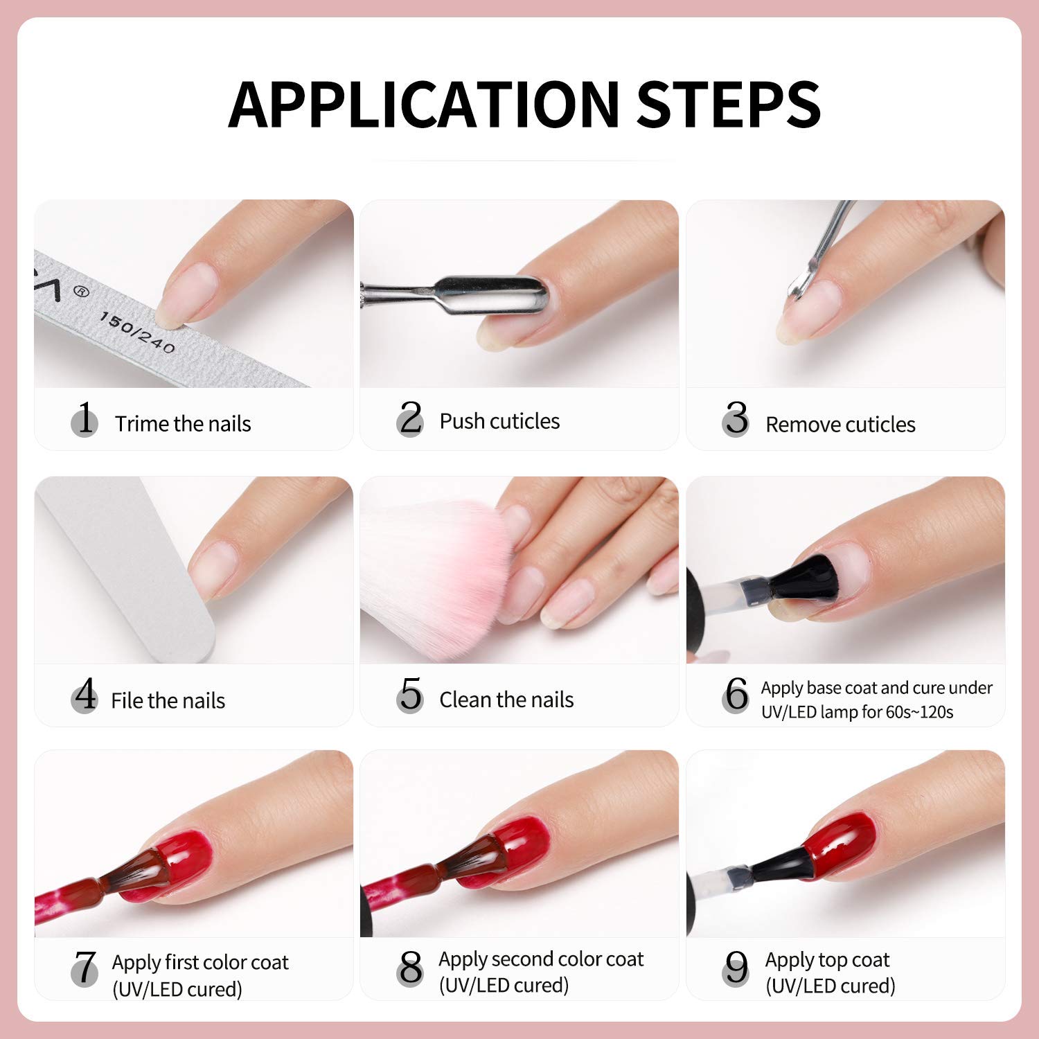 VENALISA #47 Gel Nail Polish 7.5ml - Soak Off UV LED Nail Gel for Manicure & Nail Art - Salon Quality Long Lasting Gel Polish - Requires UV/LED Light to Cure - Perfect for Home DIY Nails & Professional Salon Use
