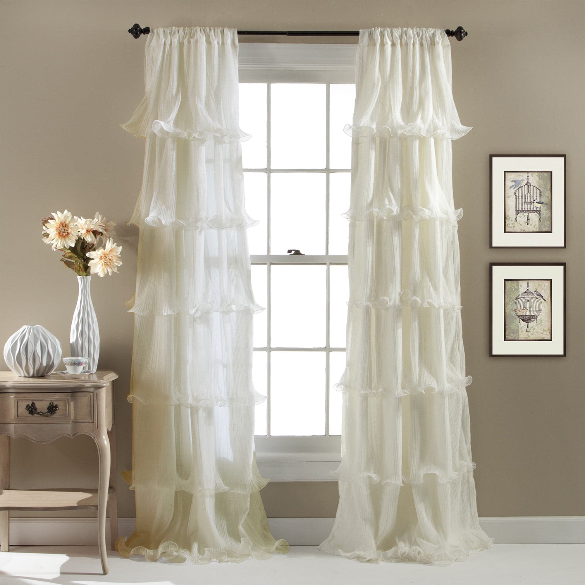 Stylish Nerina Window Curtains for Living Room & Bedroom - Blackout Thermal Insulated Drapes for Home Decor