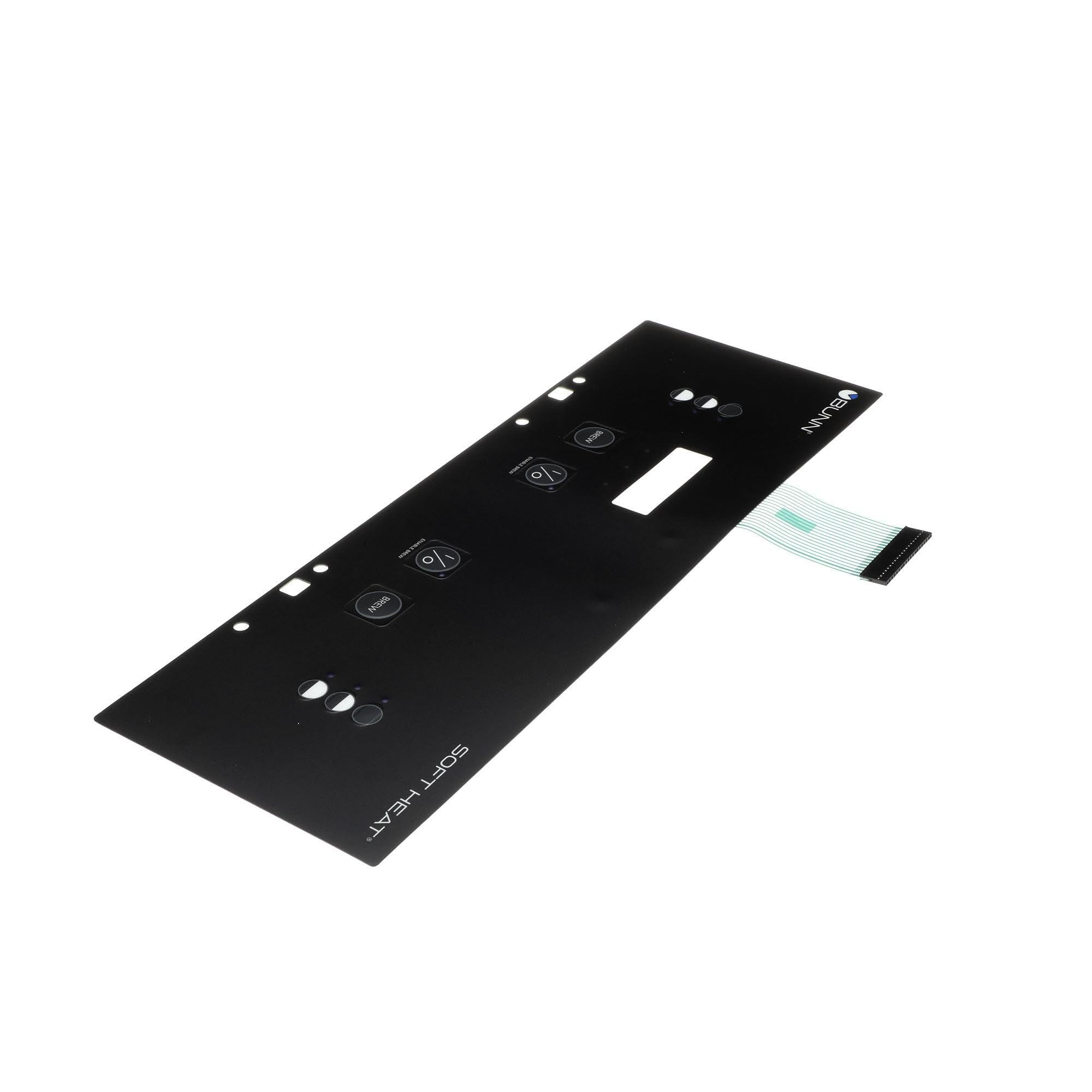 Bunn 29974.0006 Dual Switch Membrane Replacement Part for Commercial Coffee Brewers - Perfect for Bunn Coffee Machines in Restaurants, Offices and Cafes