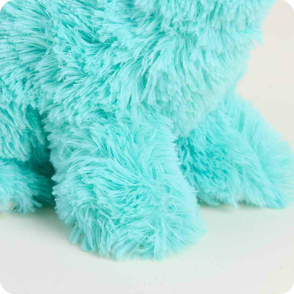 Teal Long Neck Dinosaur Plush Toy - Soft & Cozy Microwavable Warmies for Kids | Perfect for Bedtime, Anxiety Relief & Cold Weather Comfort