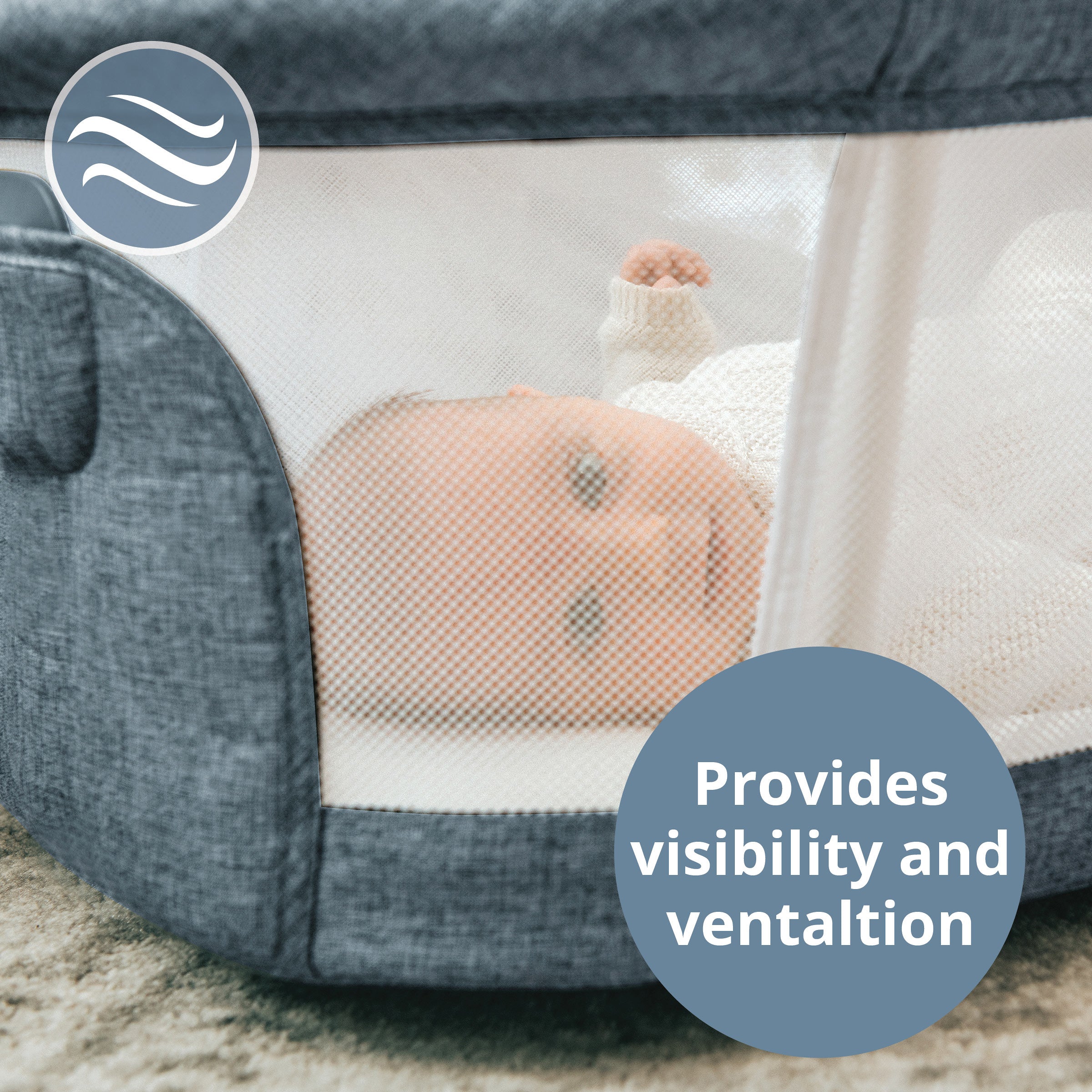 Chicco LullaGlide 3-in-1 Bassinet - Portable Baby Crib with Adjustable Height & Vibration - Perfect for Nursery, Bedroom & Travel