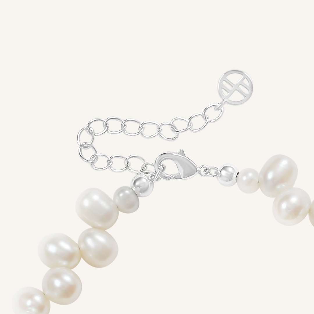 6mm Alaska Pearl Bracelet - Elegant Handmade Jewelry for Women, Perfect for Weddings, Parties & Special Occasions