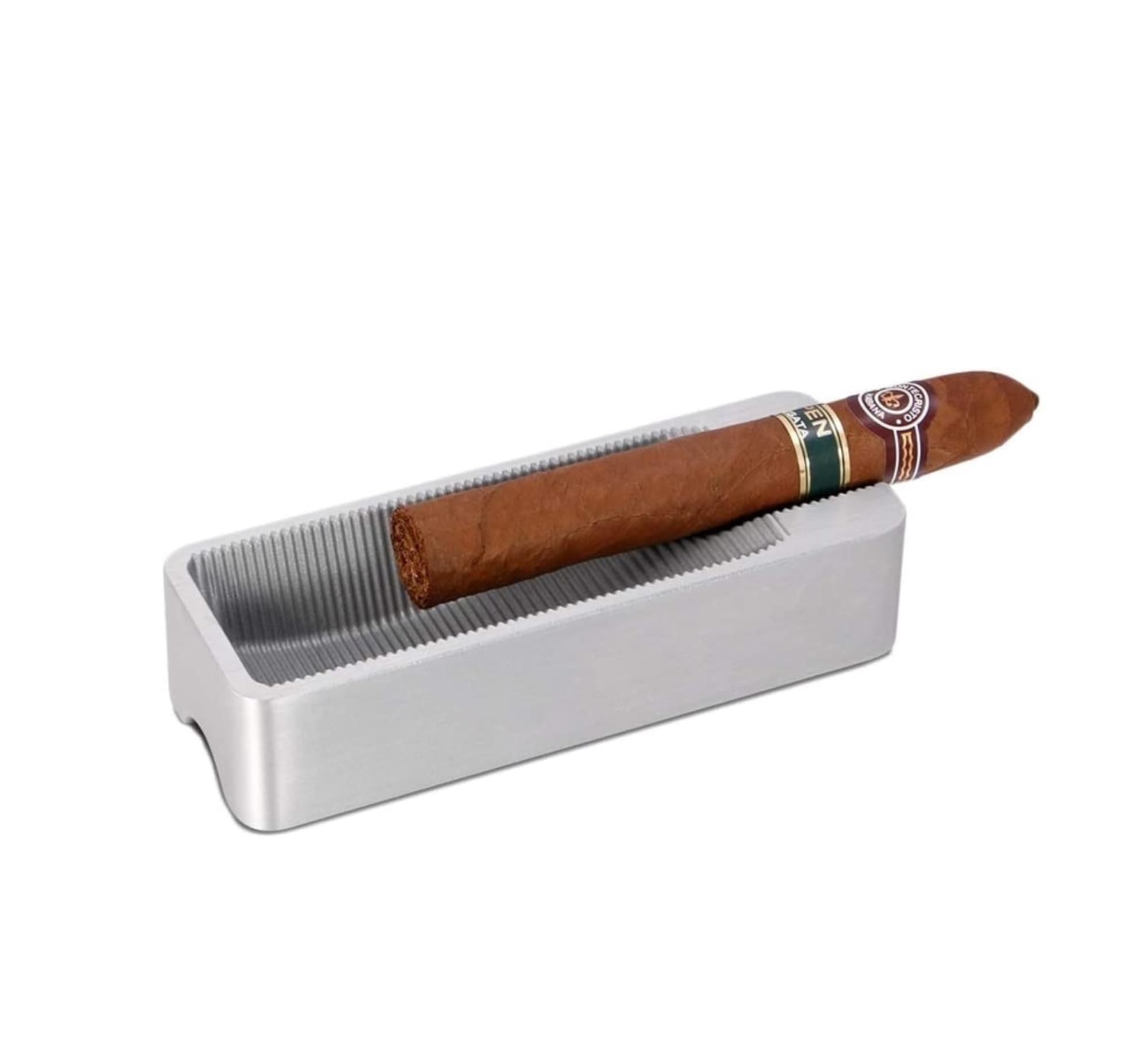 Silver Metal Ashtray for Home, Living Room, Office & Desktop Use - Durable Household Smoking Accessory - Perfect for Indoor & Outdoor Relaxation