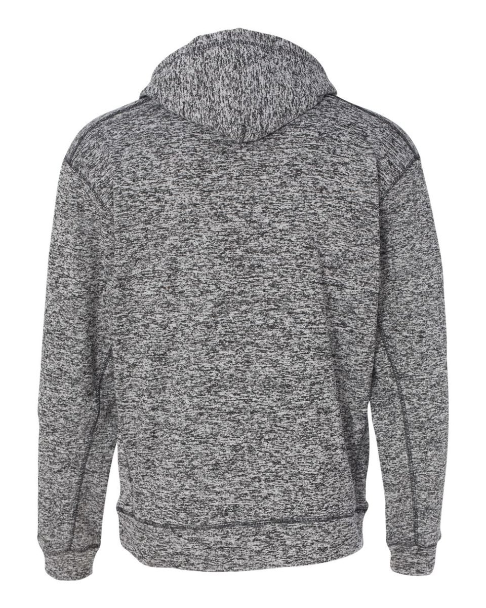 J America Cosmic Poly Fleece Hooded Sweatshirt - Warm & Soft Charcoal Pullover for Men & Women | Perfect for Outdoor Activities, Camping & Casual Wear
