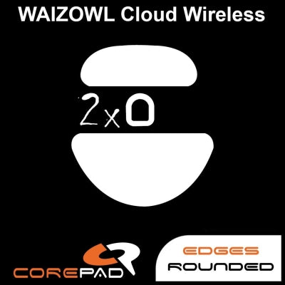 Corepad Skatez Mouse Feet for Waizowl Cloud - Ultra Smooth Gliding Gaming Mouse Skates - Perfect for FPS, MOBA, and Esports Gaming
