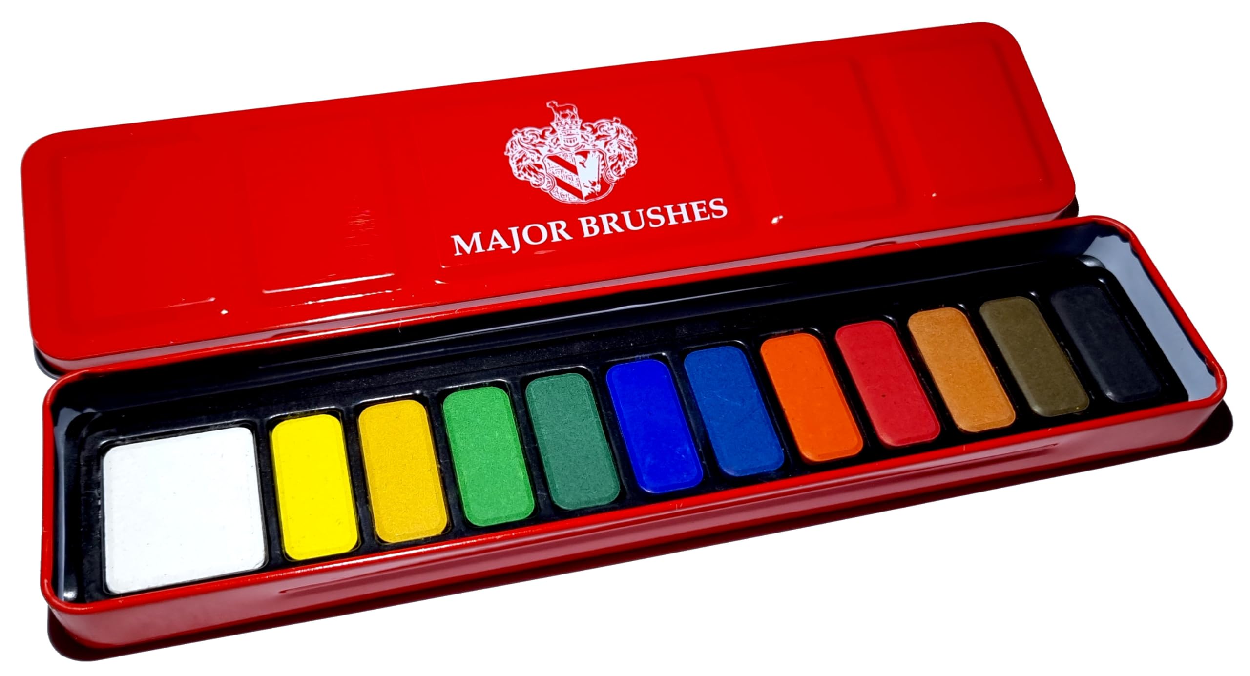 Professional Artist Watercolor Paint Set - 12 Vibrant Colors in Tin Box for Painting, Sketching & DIY Art Projects - Perfect for Beginners & Professionals