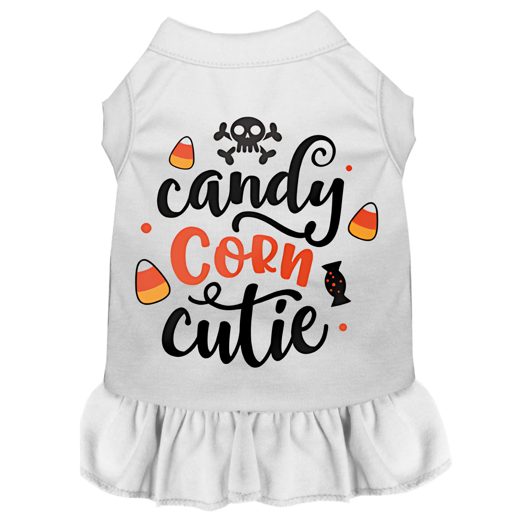 Cute Candy Corn Print Dress for Girls - Perfect for Halloween Costumes & Fall Parties