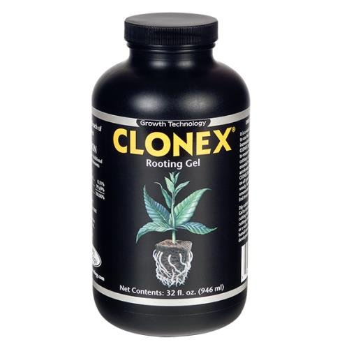 Clonex Rooting Gel - 1 Quart (32 oz) Hydrodynamics Plant Cloning Solution for Stronger Roots | Ideal for Hydroponics, Indoor Gardening & Propagation