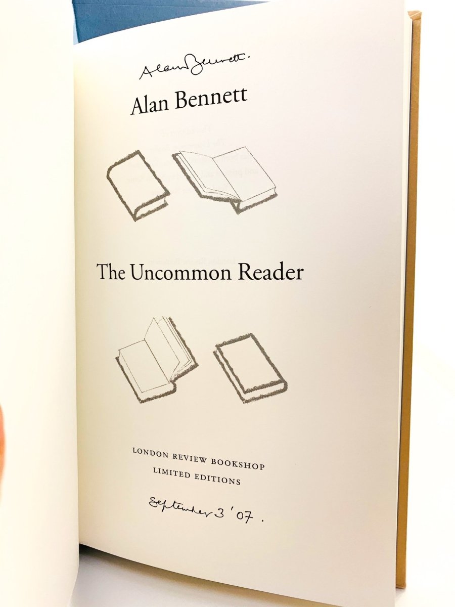 The Uncommon Reader by Alan Bennett - Signed First Edition | Collectible Literary Fiction for Book Lovers & Gift Ideas