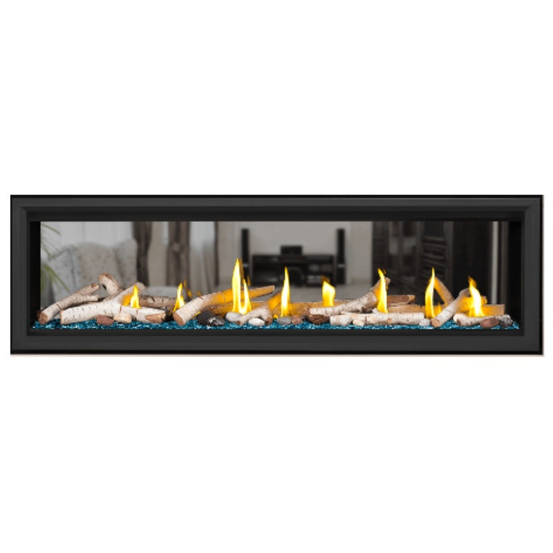 Napoleon Vector 62 See Through Linear Direct Vent Gas Fireplace - LV62N2 | Modern Home Heating Solution for Living Rooms & Patios