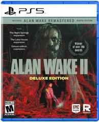 Alan Wake II: Deluxe Edition (Complete in Box) - PlayStation 5 PS5 Game - Survival Horror Thriller for Fans of Psychological Suspense - Perfect for Late Night Gaming Sessions