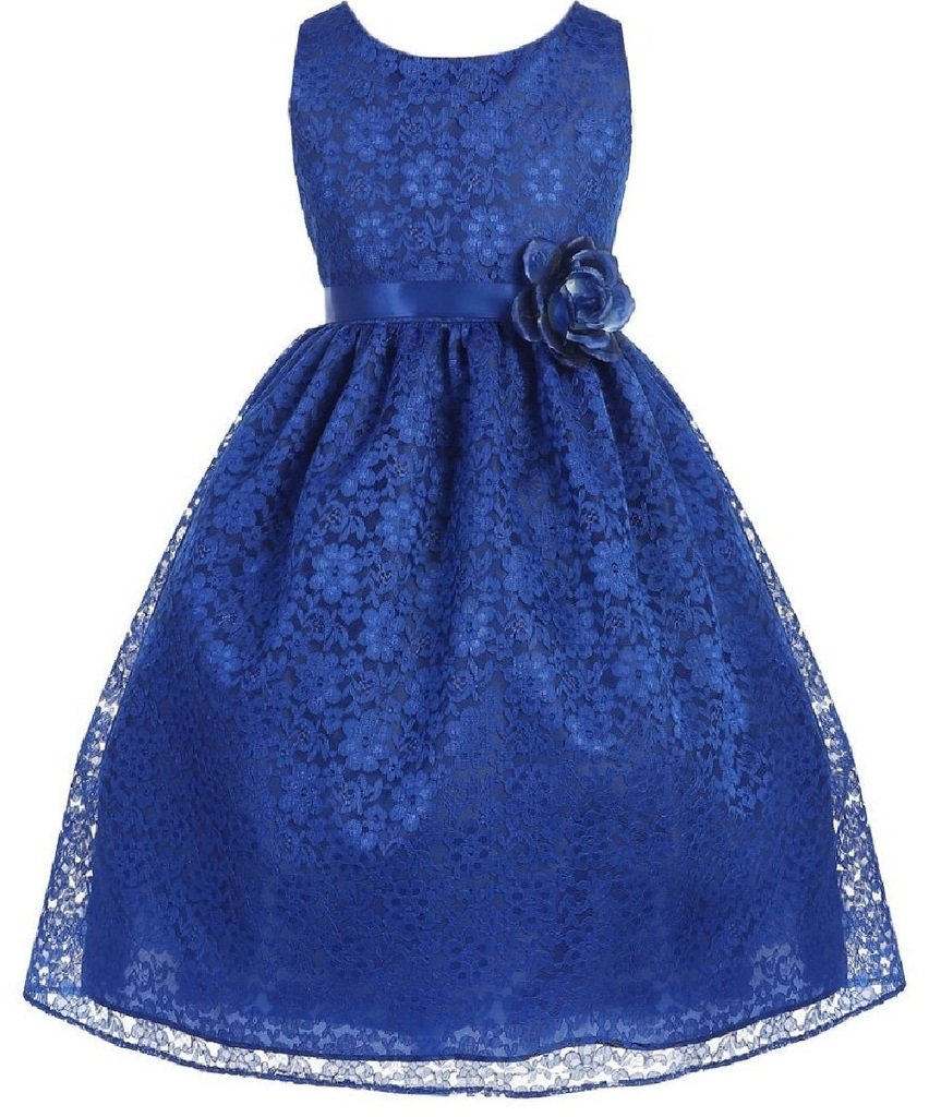 Adorable Lace Overlay Floral Girls Dresses for Spring & Summer | Toddler Flower Party Dresses | Perfect for Easter, Birthday Parties & Photo Shoots