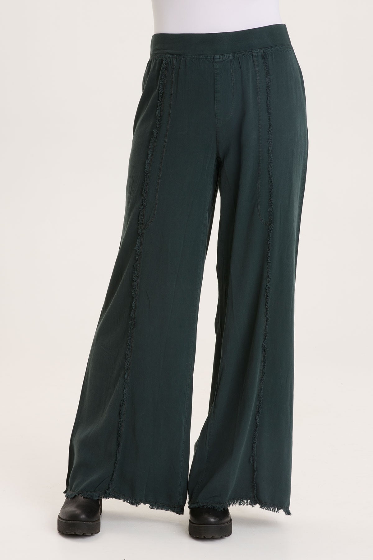 Women's High Waisted Twill Beach Pants - Lightweight Summer Casual Trousers for Vacation, Travel & Outdoor Activities