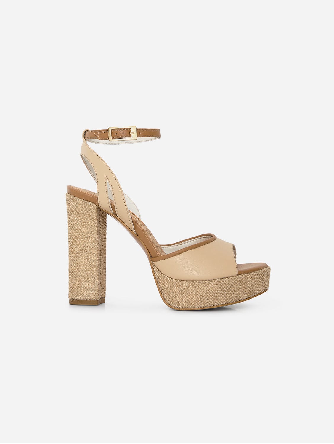 Vegan Mushroom Leather & Jute Wedge Sandals for Women - Comfortable Beige Eco-Friendly Shoes | Perfect for Summer, Beach, and Casual Outings