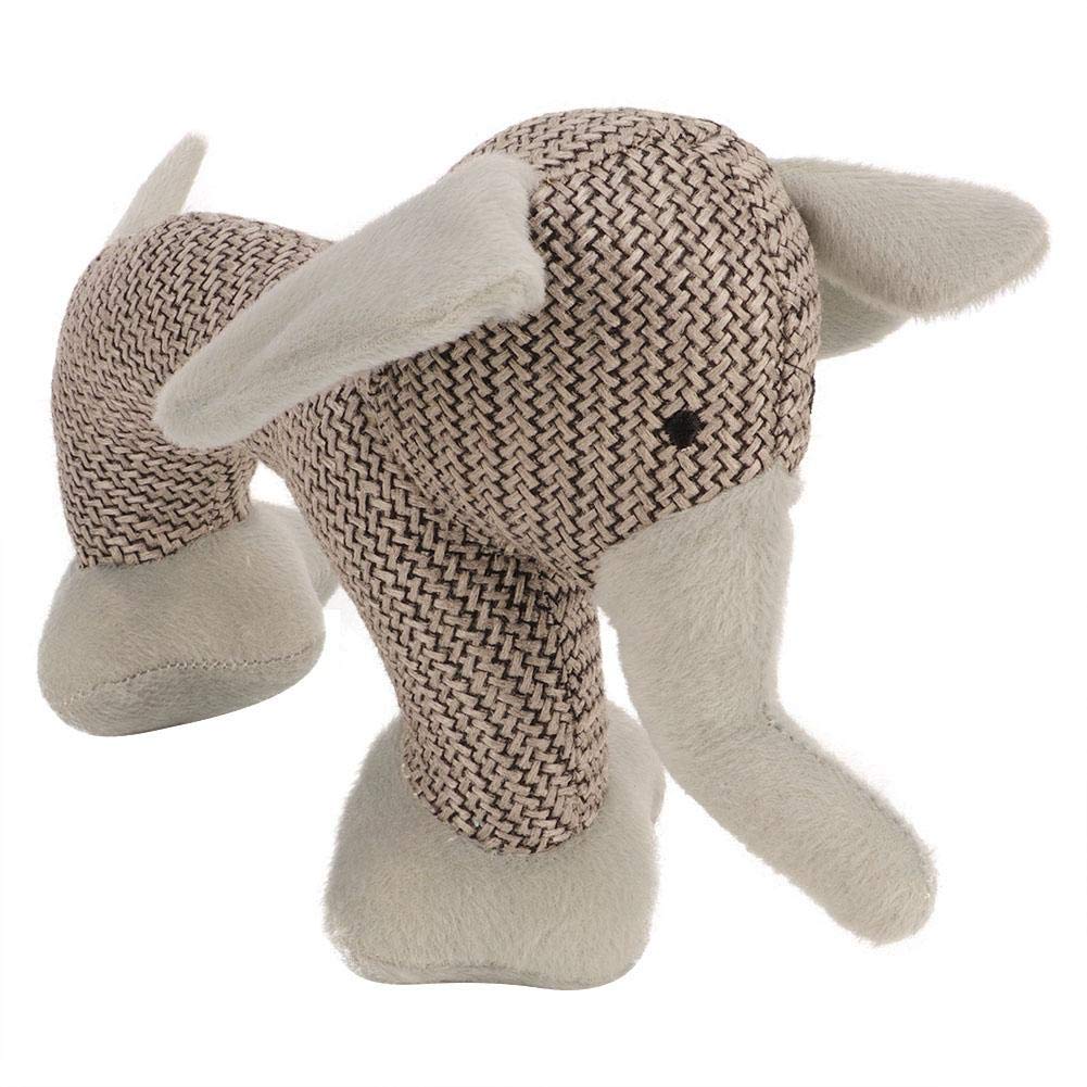 Soft Plush Dog Toy with Squeaker - Cotton Teething Chew Toy for Puppies, Interactive Pet Toy for Dogs & Cats - Perfect for Playtime, Training & Teething Relief