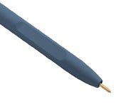 Detectable Metal One Piece Stick Pens - Standard Blue Ink, All Blue Design with Pocket Clip & Lanyard Attachment (100 Pack) - Ideal for Food Processing, Pharmaceutical & Industrial Safety Compliance