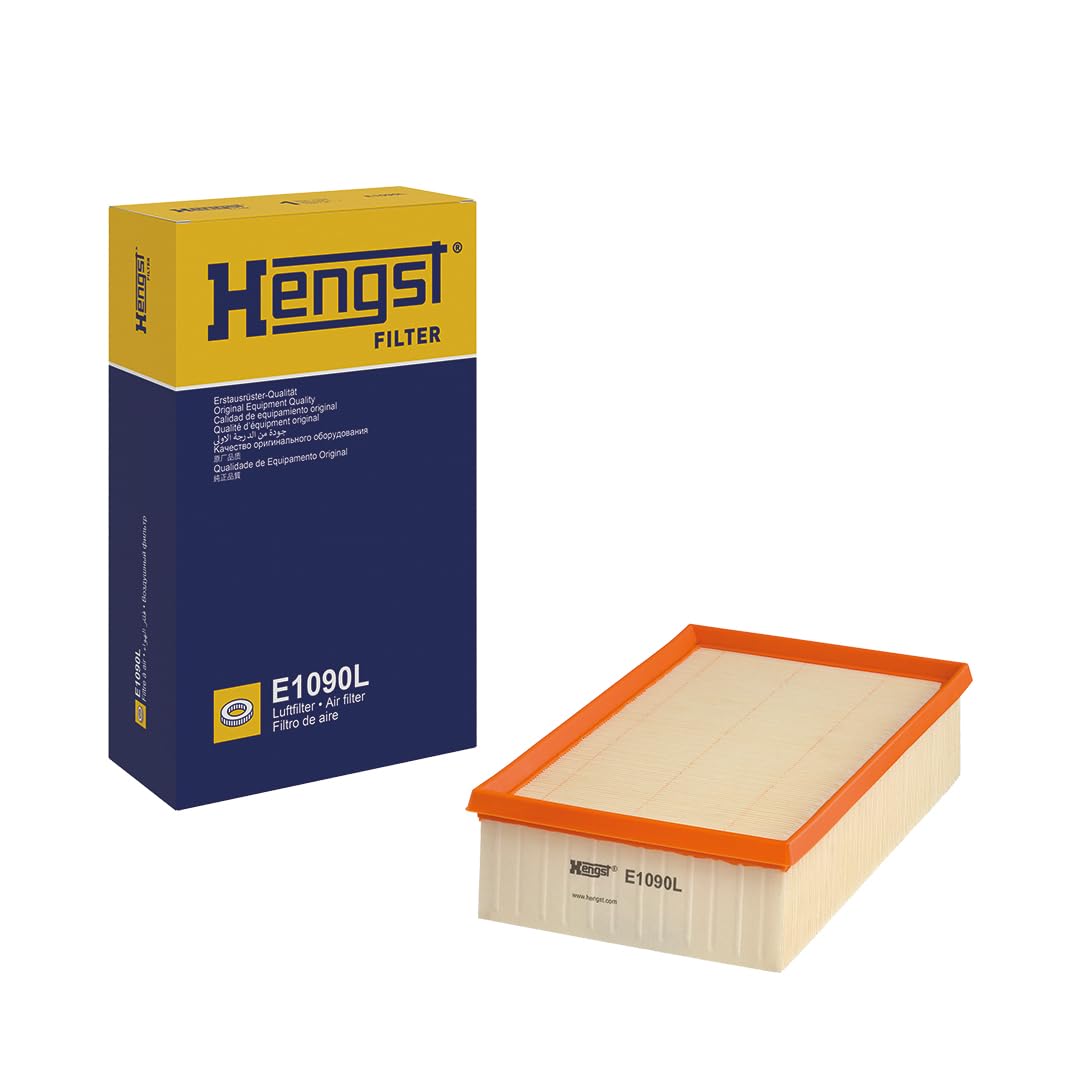 Hengst E1090L Premium Air Filter for Cars & Trucks - High Performance Engine Protection for Improved Fuel Efficiency & Longevity | Ideal for Daily Commute, Off-Roading & Heavy-Duty Use