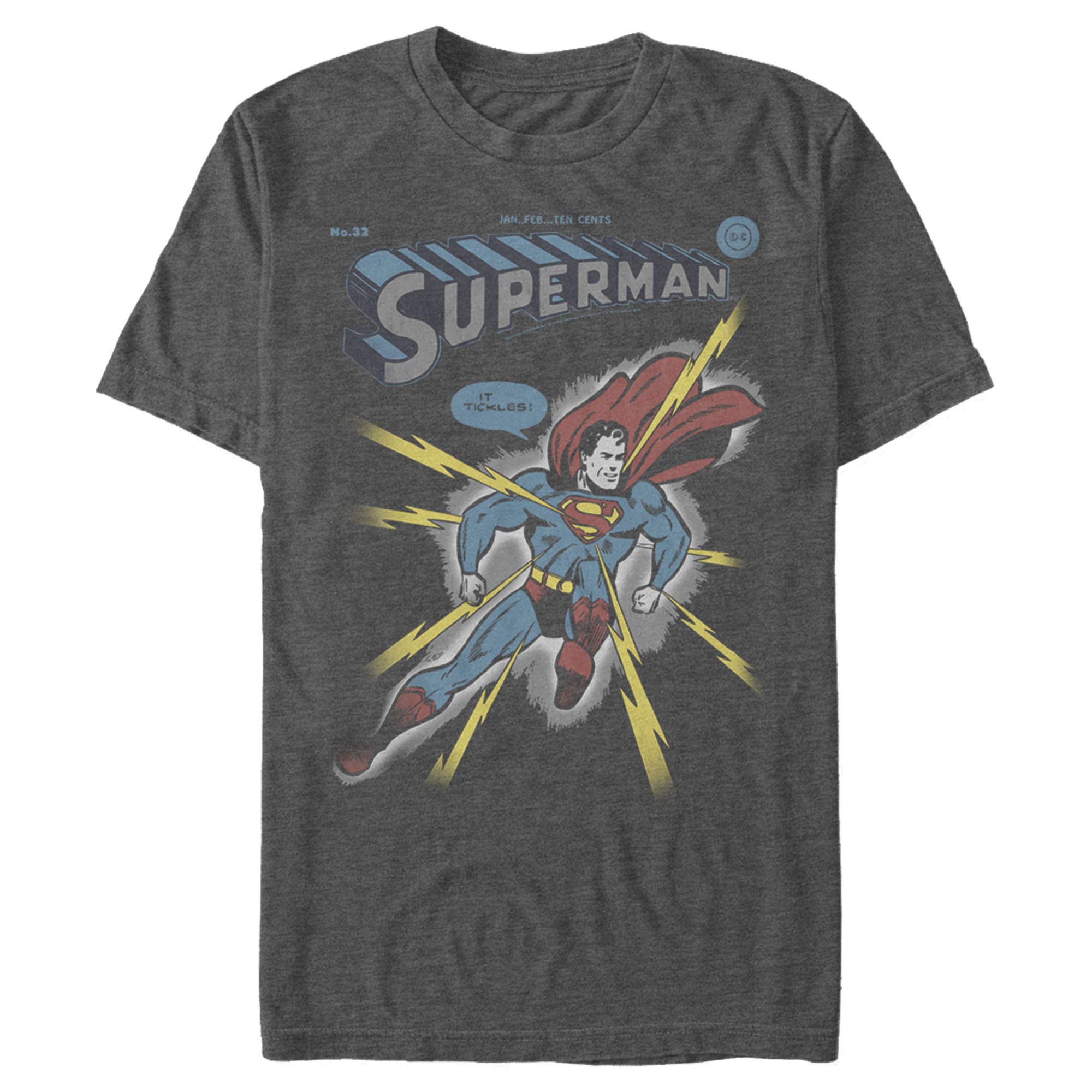 Men's Superman Electrified T-Shirt - Casual Superhero Style