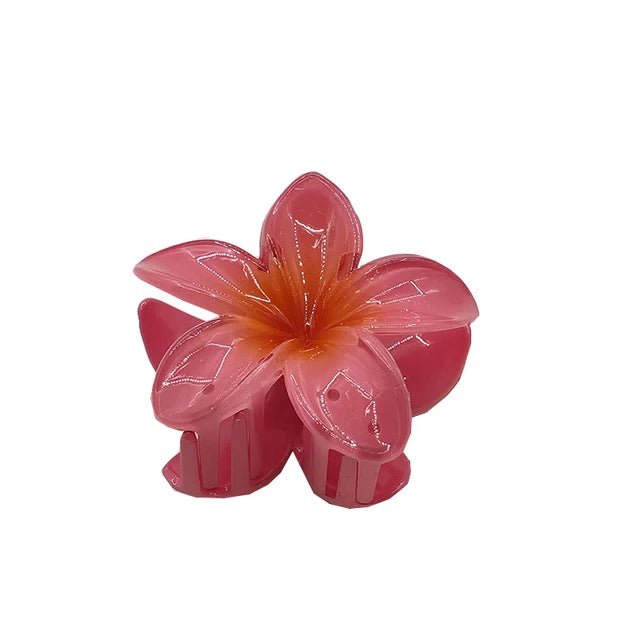 Exotic Frangipani Flower Hair Clip - Elegant and Stylish Hair Accessory for Women, Perfect for Weddings, Parties, and Everyday Wear