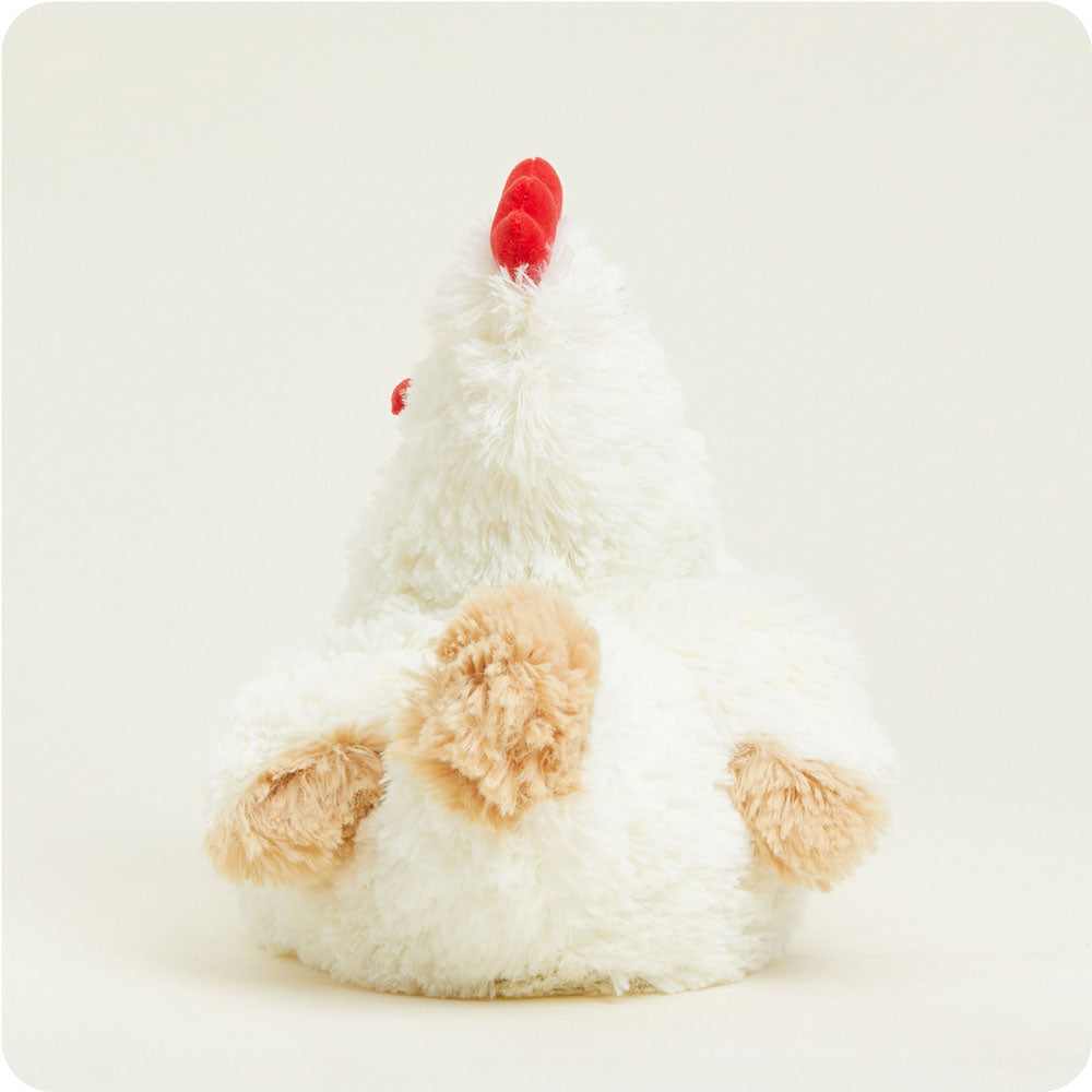 Weighted Heated Stuffed Animal Plush - Warmies Microwavable Chicken for Stress Relief & Comfort - Perfect for Kids, Adults, Anxiety & Sleep Aid