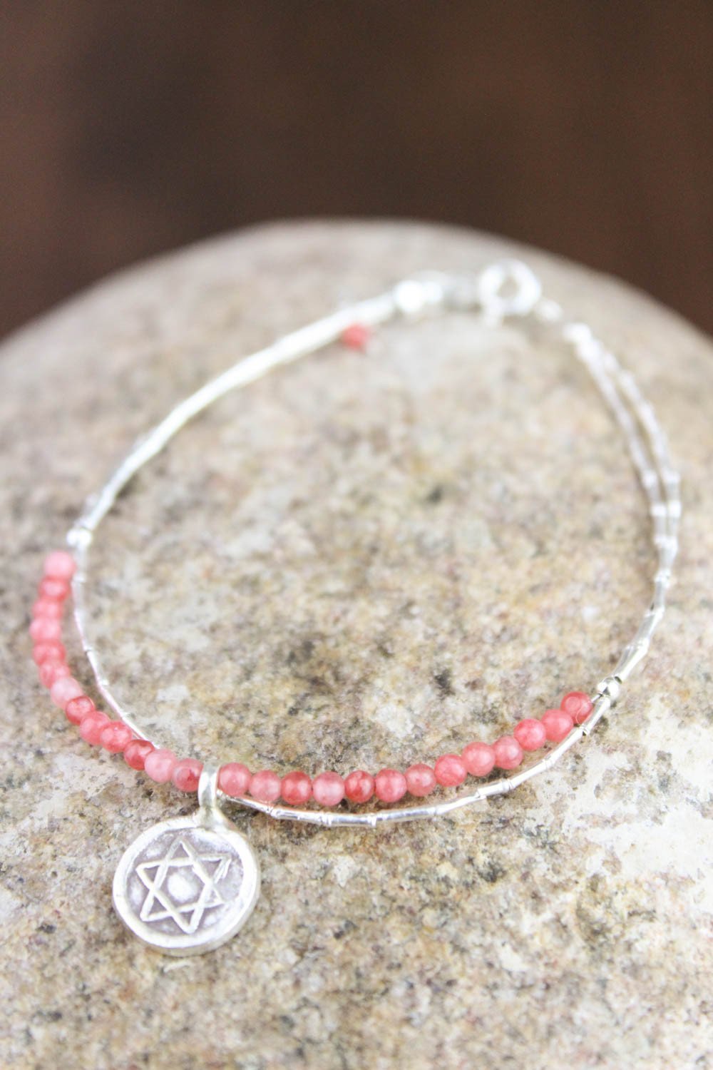 Elegant Star of David Silver Charm Bracelet - Sterling Silver Jewish Jewelry for Women & Men - Perfect for Hanukkah, Bar Mitzvah & Everyday Wear