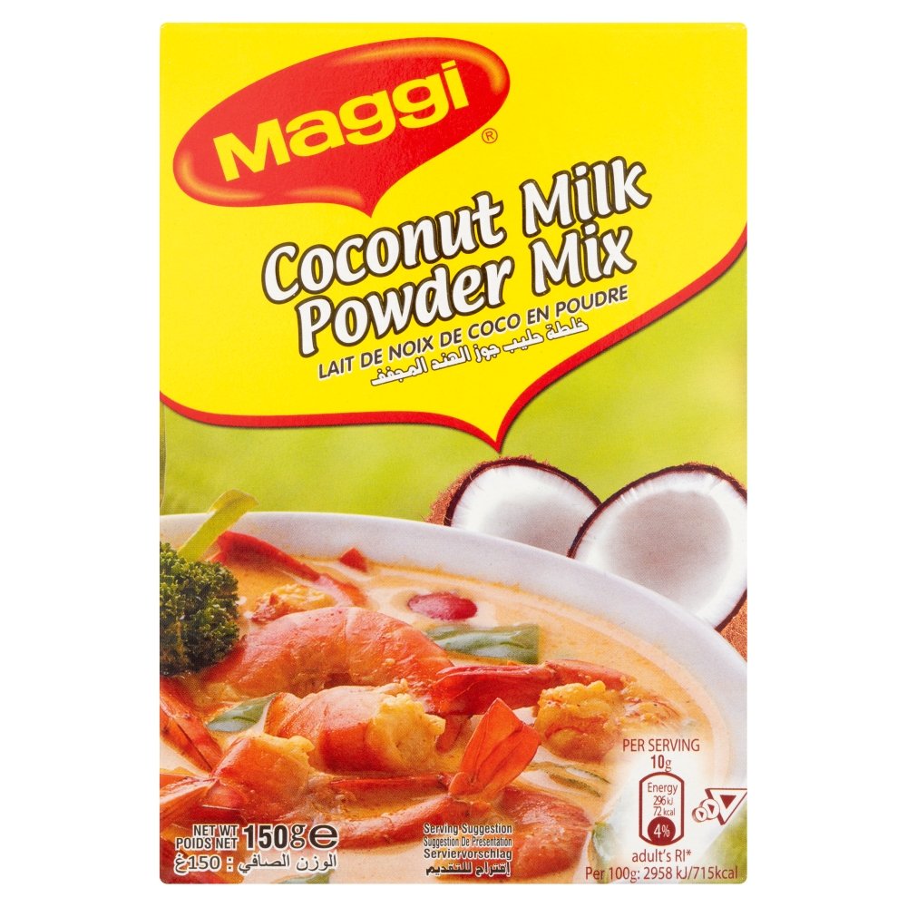 Maggi Coconut Milk Powder Mix - 150g | Instant Coconut Milk for Cooking, Baking & Beverages | Vegan & Dairy-Free | Perfect for Curries, Desserts & Smoothies