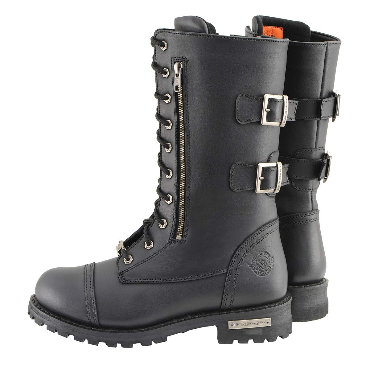 Milwaukee Leather Men’s Premium Classic Engineer Motorcycle Boots – Genuine Leather Riding Boots for Bikers – Size 10.5 – Perfect for Cruising, Road Trips & Motorcycle Rallies