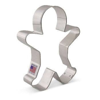 Gingerbread Man Cookie Cutter Set - Stainless Steel Christmas Baking Tools for Holiday Cookies, DIY Decorations & Festive Baking - Perfect for Christmas, Halloween, and Party Treats