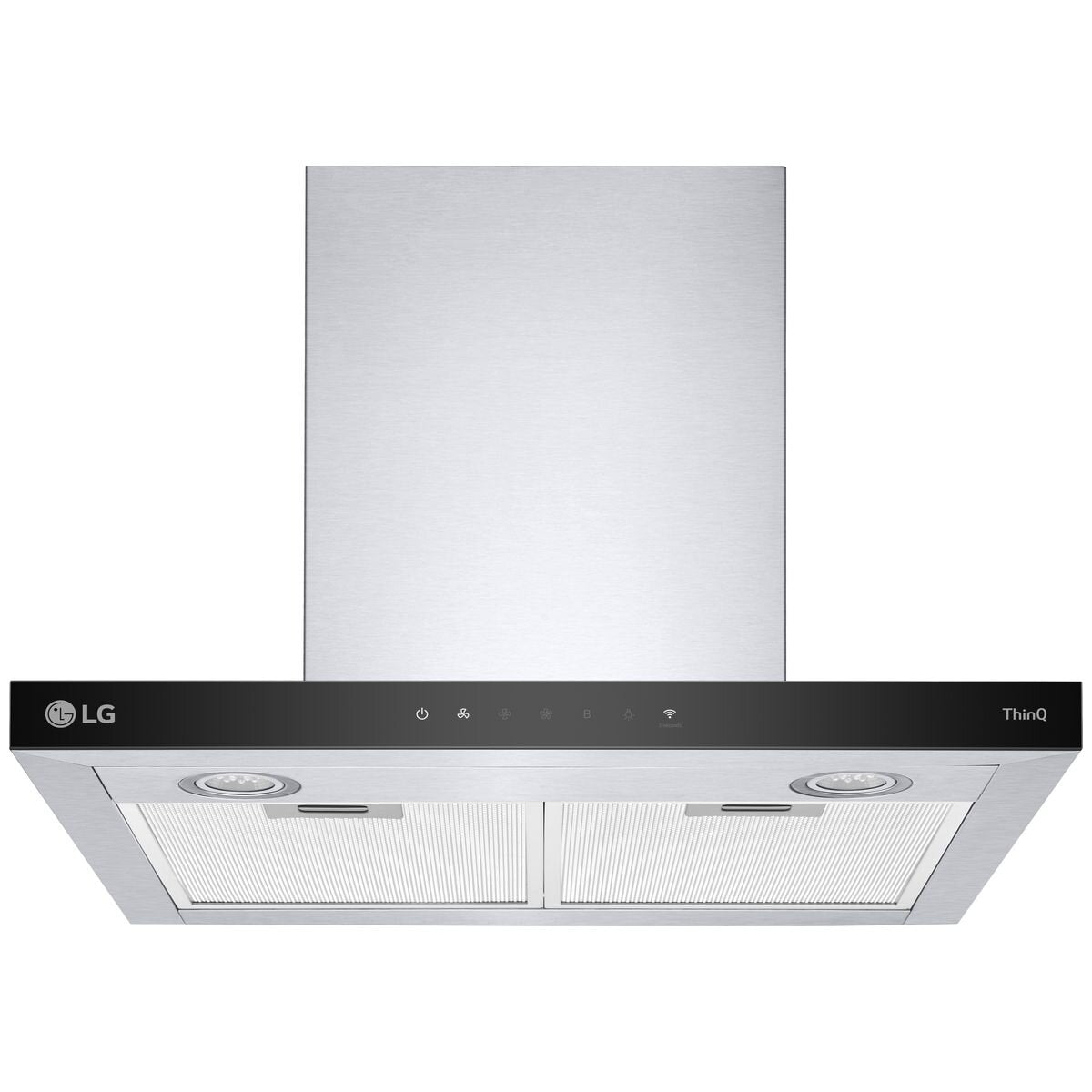 LG BWH607T3S 60cm Series 7 Canopy Range Hood - Stainless Steel Kitchen Exhaust Fan with Powerful Extraction - Perfect for Modern Home Cooking & Open Kitchen Designs