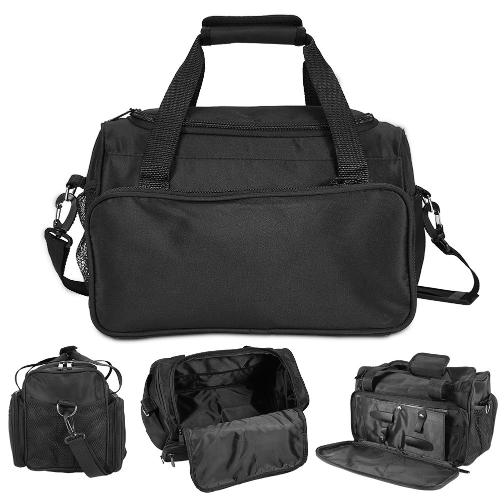 Professional Hairdresser Bag with Adjustable Dividers & Shoulder Strap - Salon Organizer for Cosmetics & Styling Tools