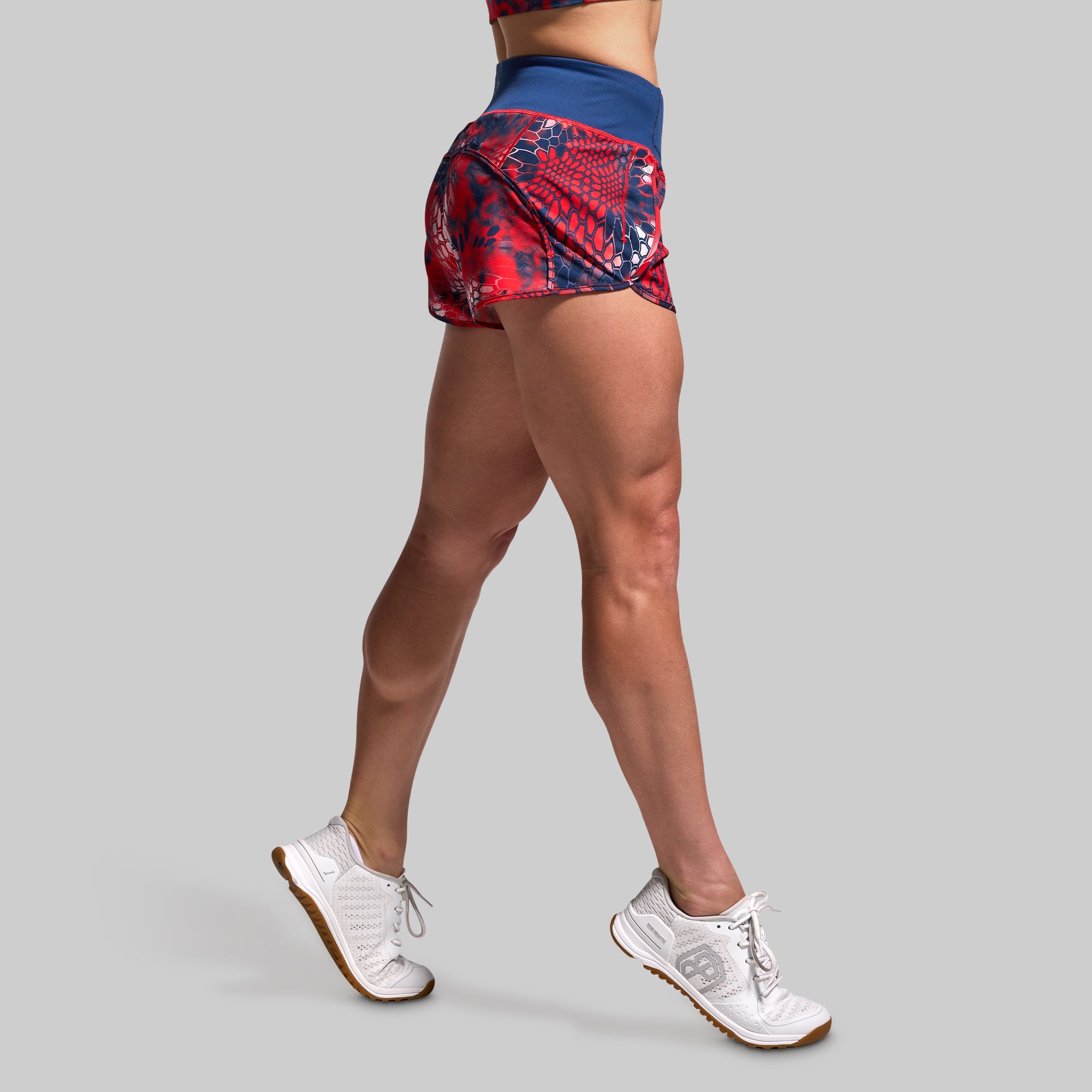 Free Flow Shorts - Kryptek Freedom Camo Pattern Quick-Dry Outdoor Hiking & Running Shorts for Men - Perfect for Camping, Gym, and Summer Adventures