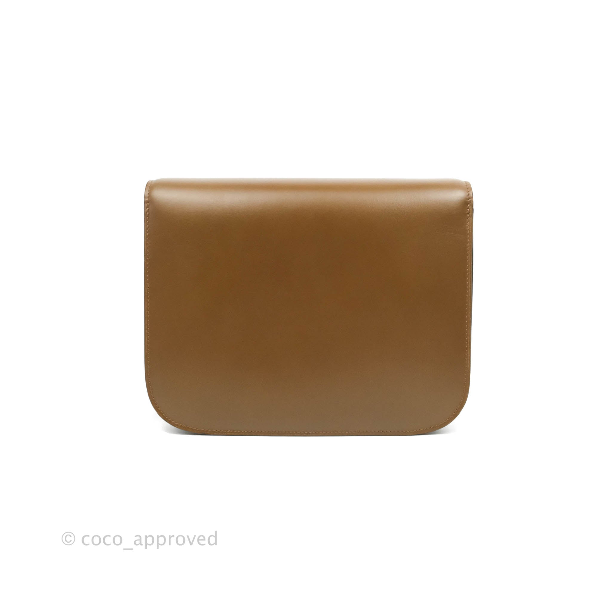 Celine Medium Classic Box Bag in Caramel Calfskin Leather - Luxury Handbag for Women, Perfect for Work, Travel & Everyday Use