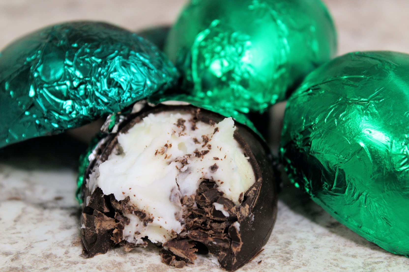 Belgian Dark Chocolate Easter Eggs - Butter Cream Filled - 6pc for Easter Baskets