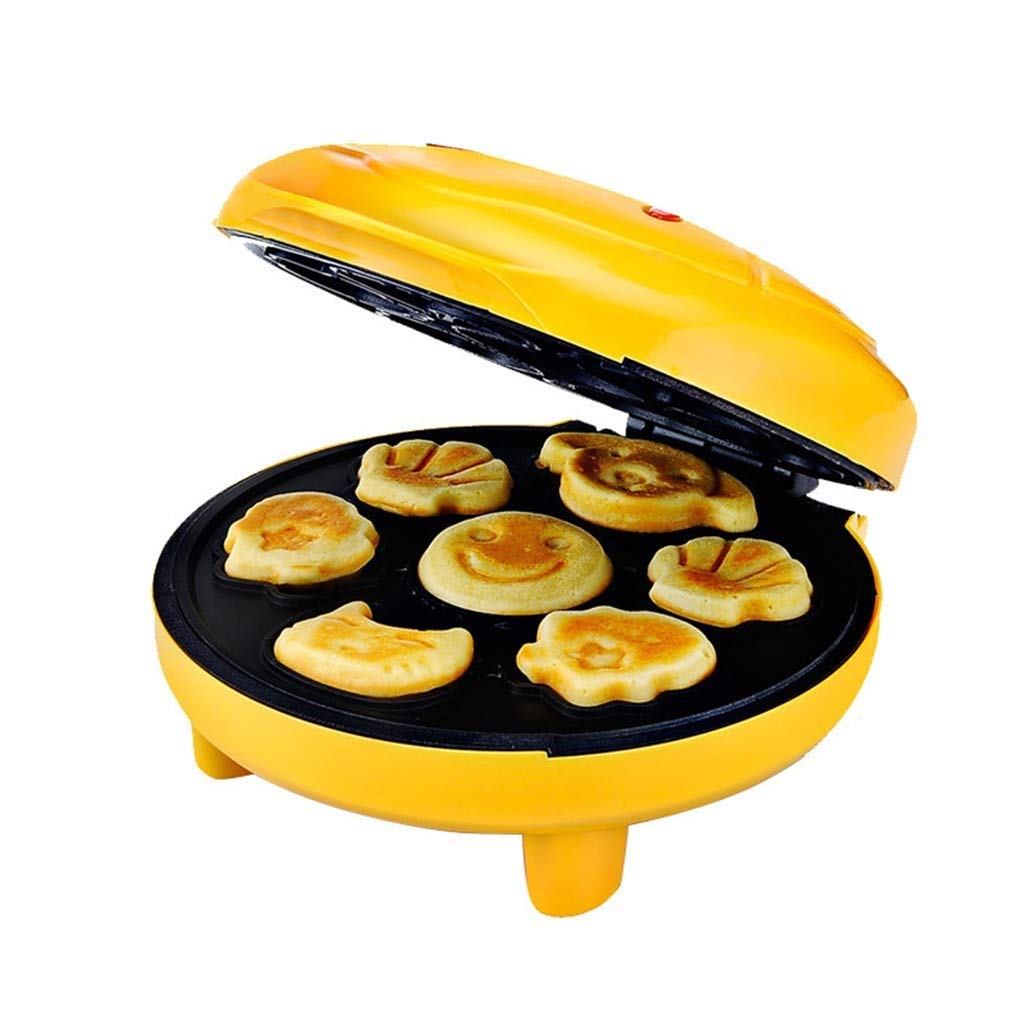 Automatic Bread Maker Machine for Home Use - Mini Cartoon Bread Maker for Kids with 7 Yellow Molds - Perfect for Baking Homemade Bread, Cakes & Pastries - Great Gift for Families & Baking Enthusiasts